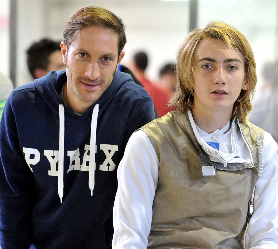 Lauria e il maestro Juan. Foto BIZZI