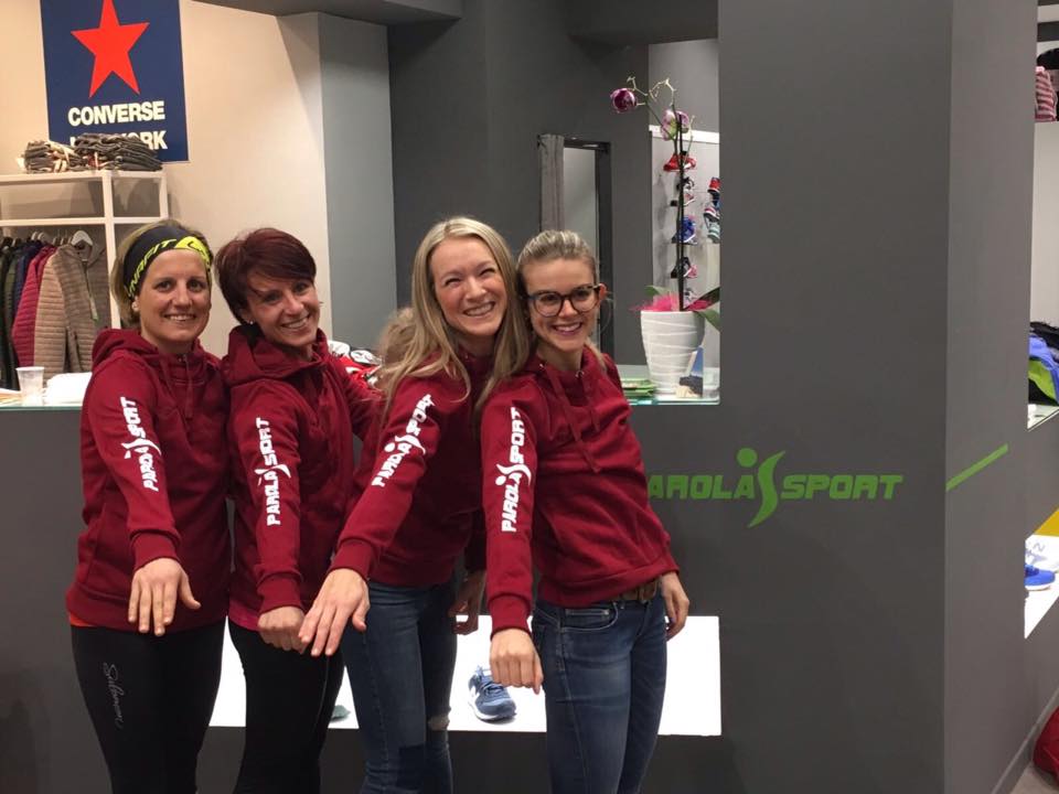 Le quattro ragazze di Parola sport