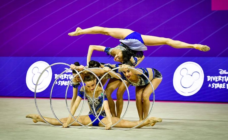 Farfalle Ritmica Pesaro 2018 Foto Daniele Cifala FGI