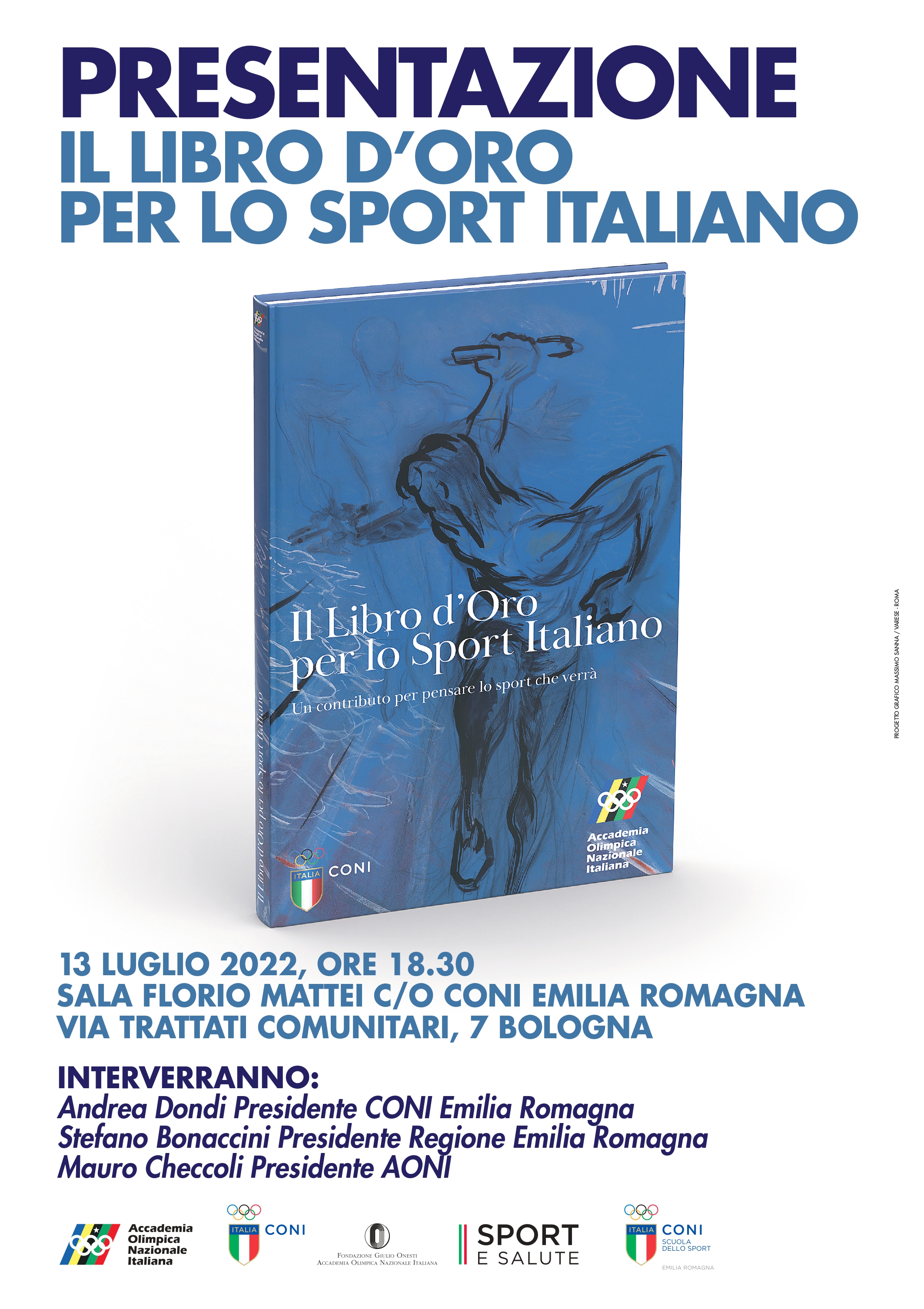 LOCANDINA LIBRO DORO PER LO SPORT EMILIA ROMAGNA SENTA TAGLIO page 0001