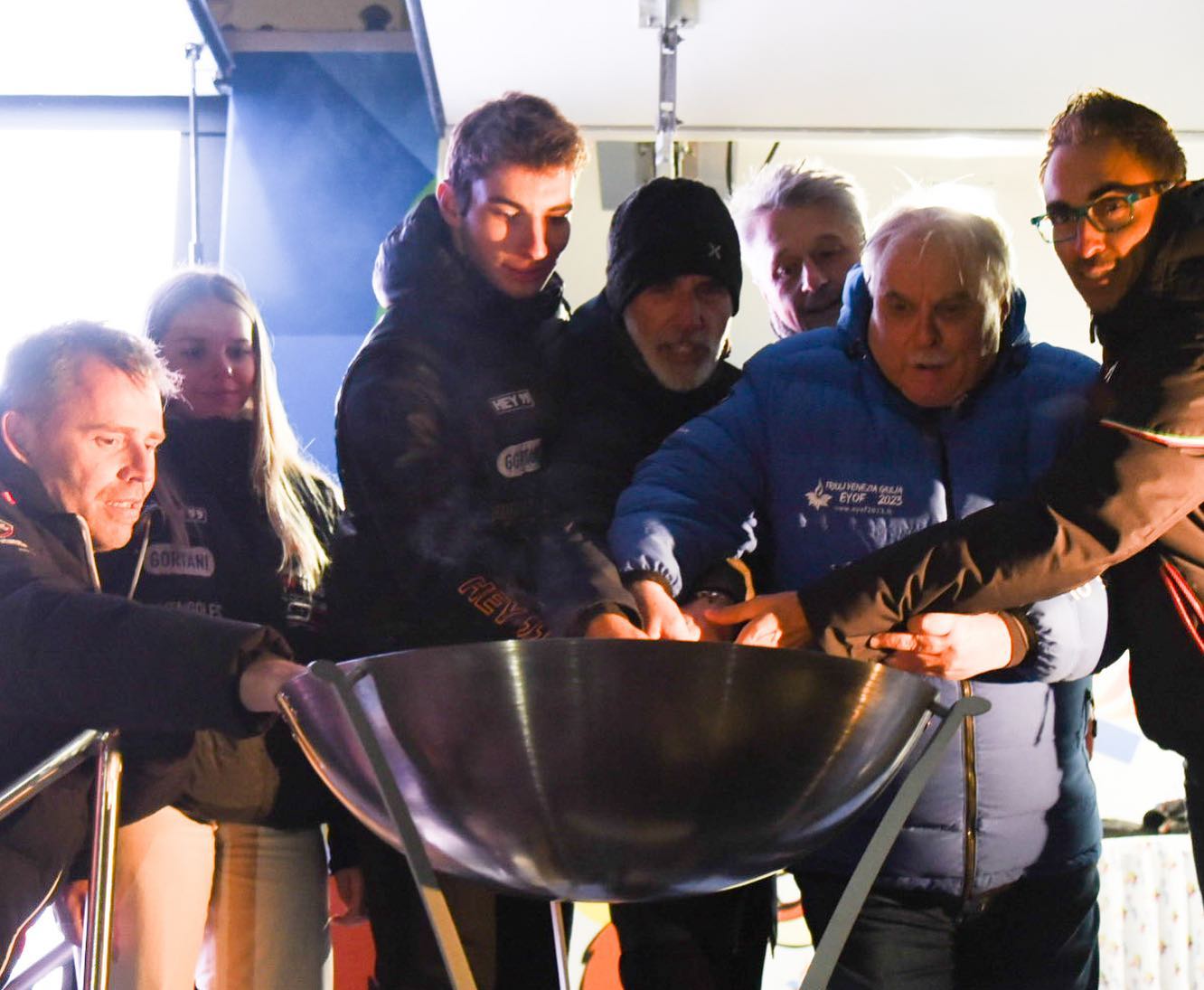 EYOF2023 Tolmezzo torch tour