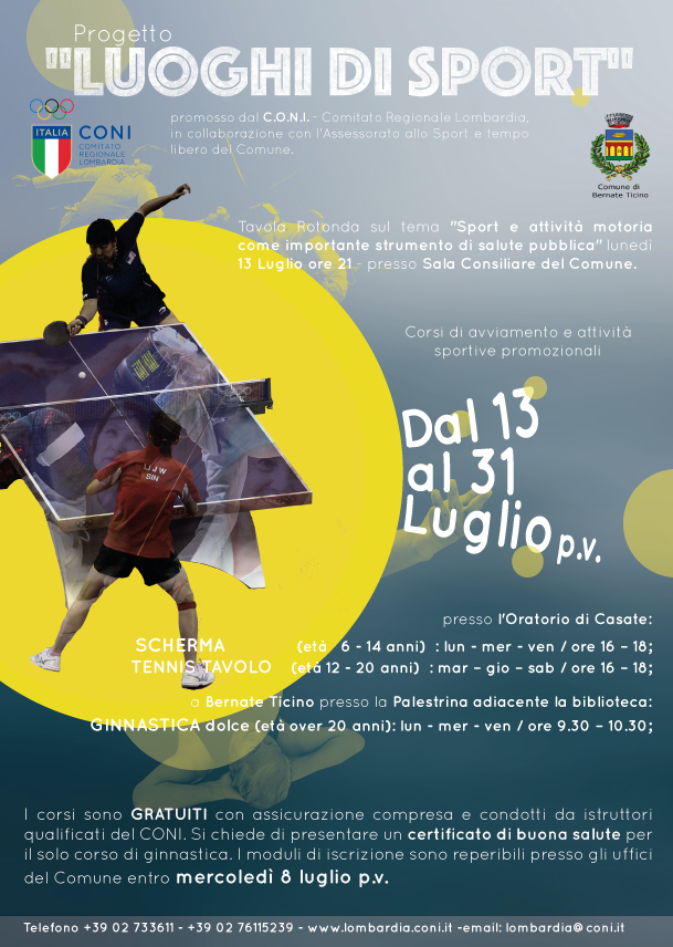 Locandina Luoghi di Sport