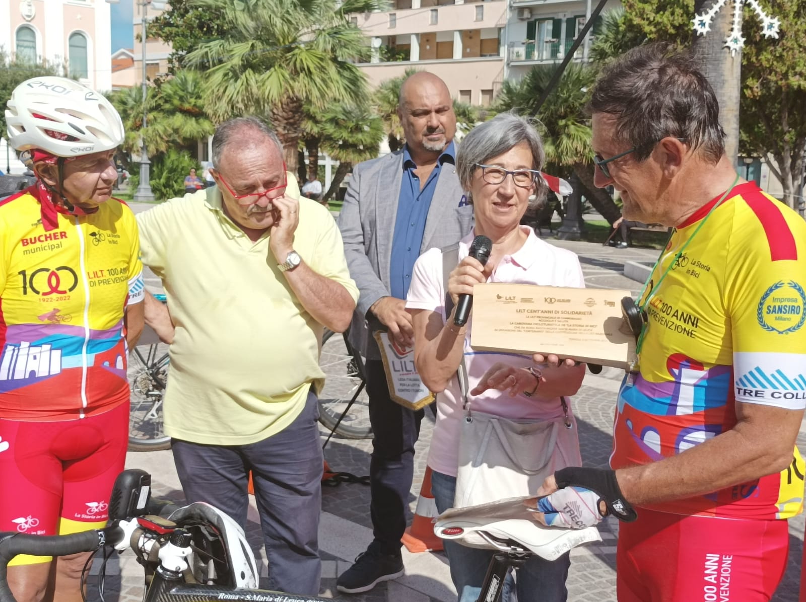 DAngelo alla cerimonia