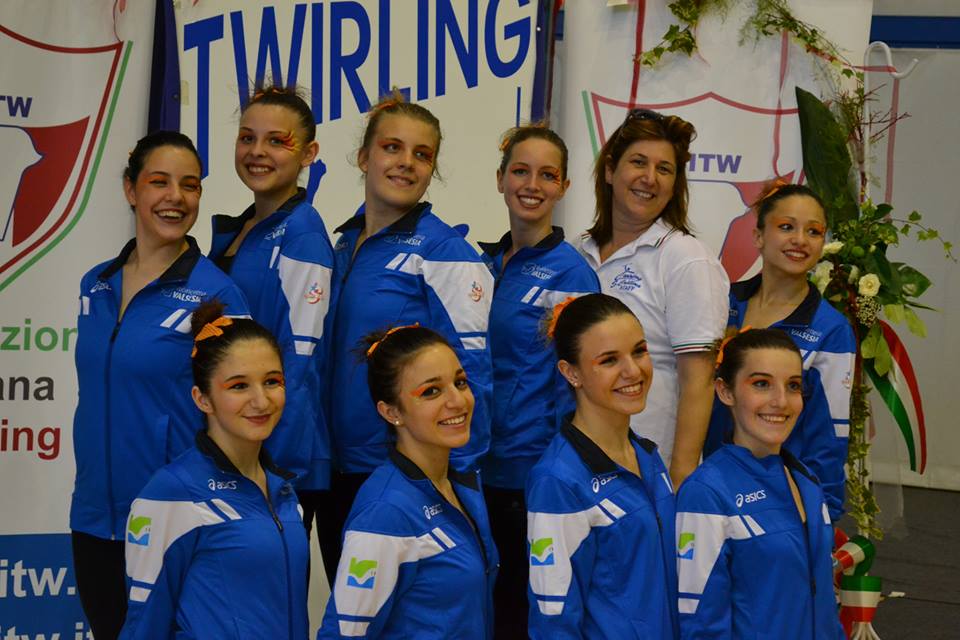 TwirlingSCristina TeamSeniorSerieBConRaffaellaFerrero