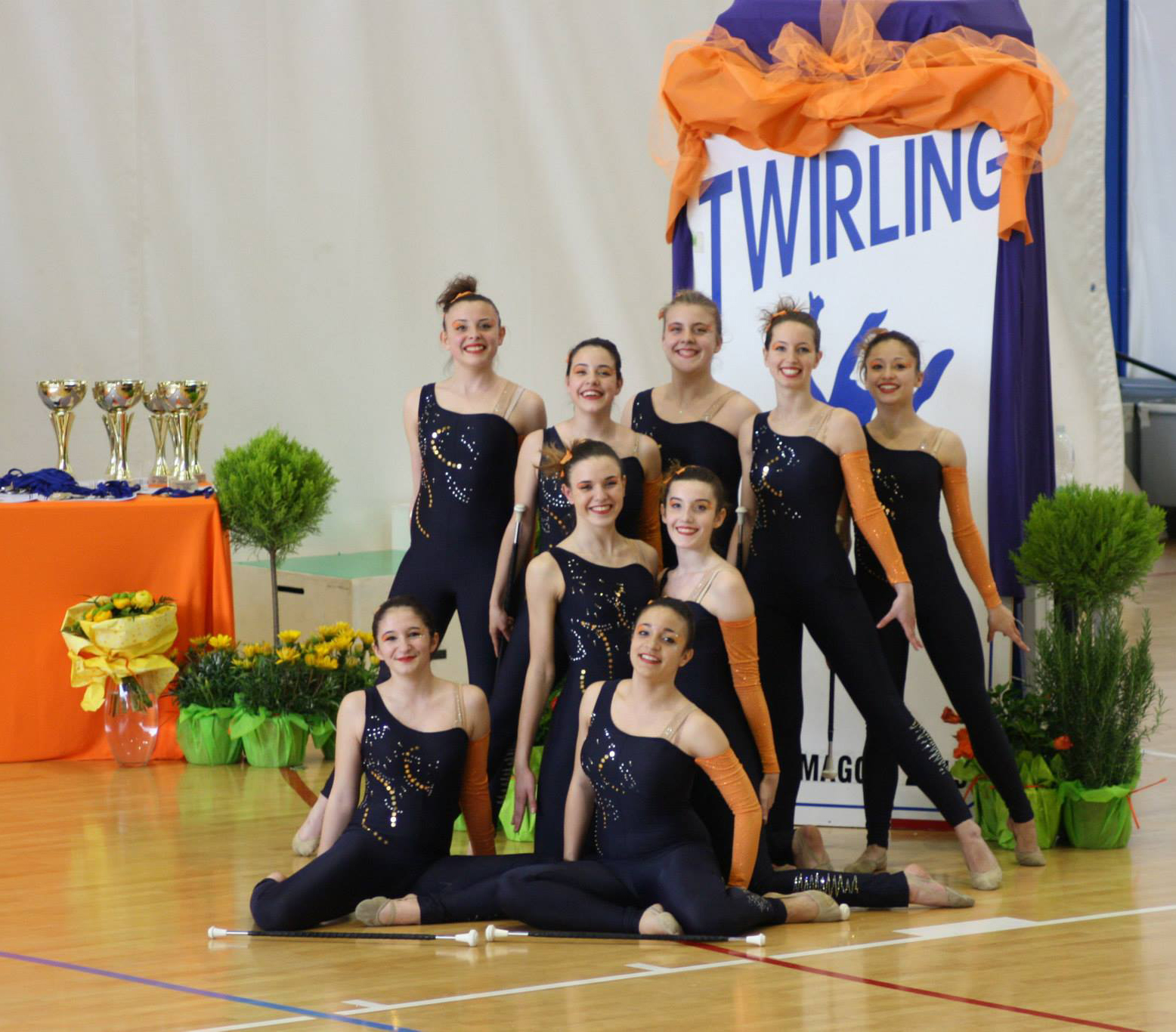 TwirlingSantaCristina TeamSenior MedagliaOro