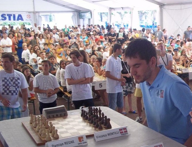 Vincenzo Montilli in un recente torneo in Corsica