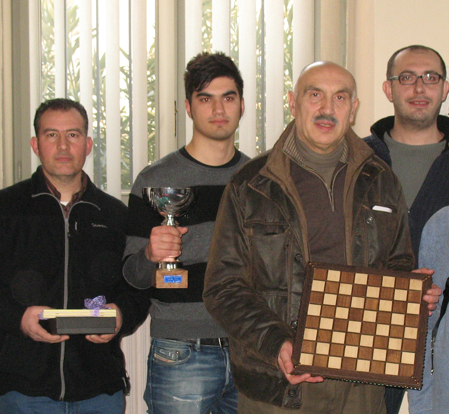 La premiazione del regionale di dama