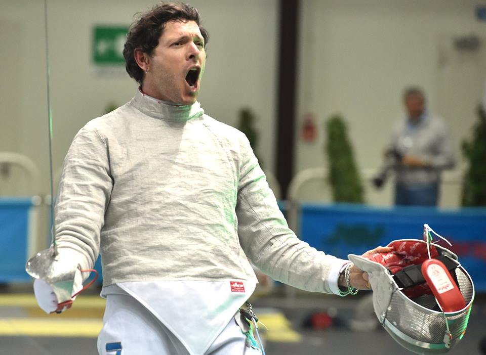 Aldo Montano ESULTA PADOVA2019