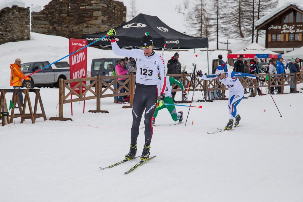 David Hofer vincitore della gara sprint 2014